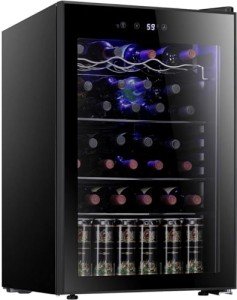 Antarctic Star 36-Bottle Wine Fridge - Black