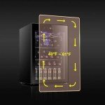 Antarctic Star 36-Bottle Wine Fridge - Black