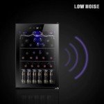Antarctic Star 36-Bottle Wine Fridge - Black