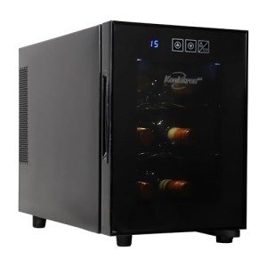 Black 6 Bottle Koolatron Wine Fridge