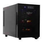 Black 6 Bottle Koolatron Wine Fridge