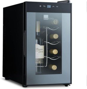Black Table-Top Wine Fridge | 8 Bottles