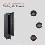Cookology CWC150BK - 7 Bottle Wine Cooler