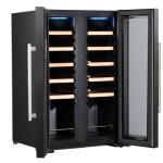 Baridi 24 Bottle Dual Zone Frameless Wine Refrigerator