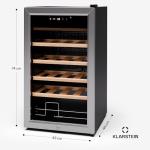 Klarstein Shiraz Free-standing Wine Cooler - 24 Bottles