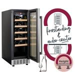 Cookology 20-Bottle Undercounter Wine Cooler - White