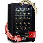 Klarstein 24-Bottle Slim Wine Cooler Fridge