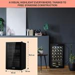 Klarstein 24-Bottle Slim Wine Cooler Fridge
