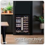 Baridi 60cm Dual Zone Wine and Drinks Cooler