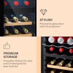 Klarstein 27-Bottle Free-Standing Wine Cooler