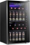 Antarctic Star Wine Cooler with Clear Glass Door