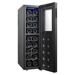 Slim Dual Zone Wine Fridge for Home