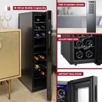 Slim Dual Zone Wine Cooler for Urban Living