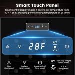 COLOZO 24-Bottle Double-Layered Wine Cooler