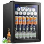 Auseo Beverage Refrigerator Cooler - 120 Can Wine Fridge