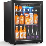 Auseo Beverage Refrigerator Cooler - 120 Can Wine Fridge