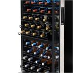 98 Bottle Dual Zone Wine Fridge - Stainless Steel