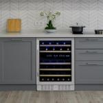 Dual-Zone 46-Bottle Wine Fridge by NewAir