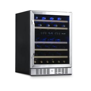 Dual-Zone 46-Bottle Wine Fridge by NewAir