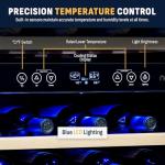 Dual-Zone 46-Bottle Wine Fridge by NewAir