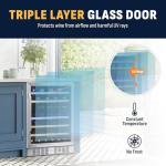 Dual-Zone 46-Bottle Wine Fridge by NewAir