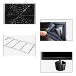 Black 20-Bottle Thermoelectric Wine Fridge for Home