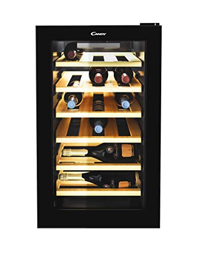 21-Bottle Freestanding Wine Cooler, Single Zone, Eco Shelves