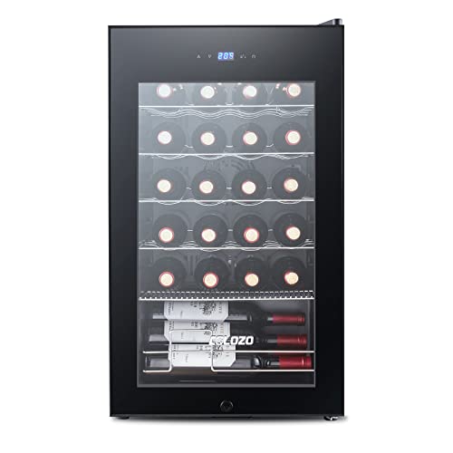 COLOZO 24-Bottle Double-Layered Wine Cooler