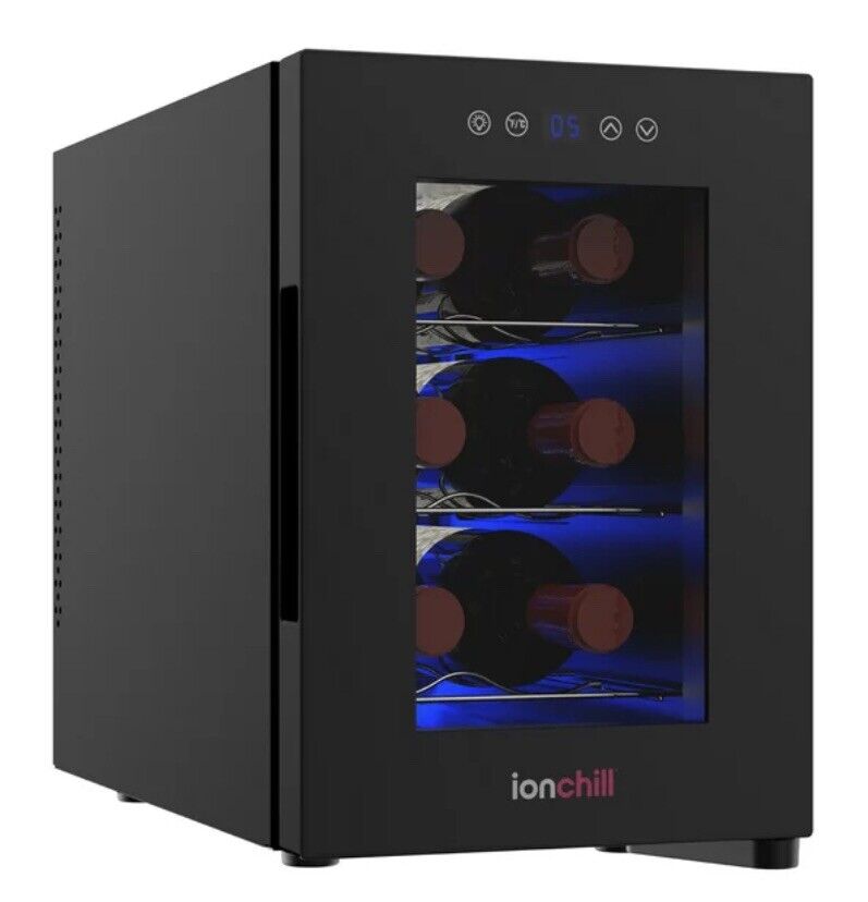 IonChill 6-Bottle Wine Cooler 13-Liter Mini Fridge