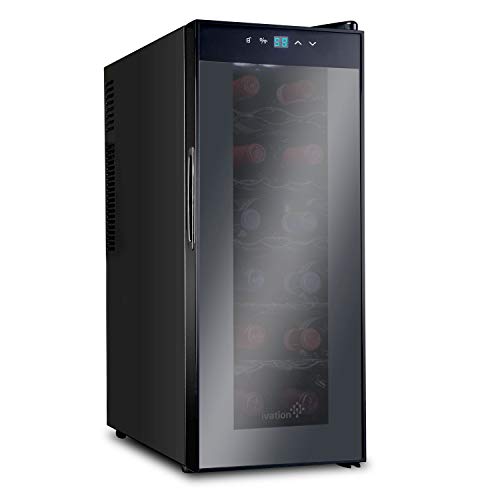 12 Bottle Thermoelectric Wine Cooler with Digital Display
