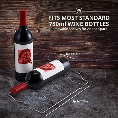 Schmécké 10 Bottle Wine Cooler - Stainless Steel