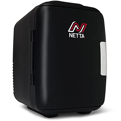 NETTA Portable Mini Wine Fridge - 5L, Black