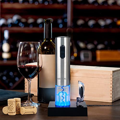 Electric Wine Bottle Opener with Foil Cutter