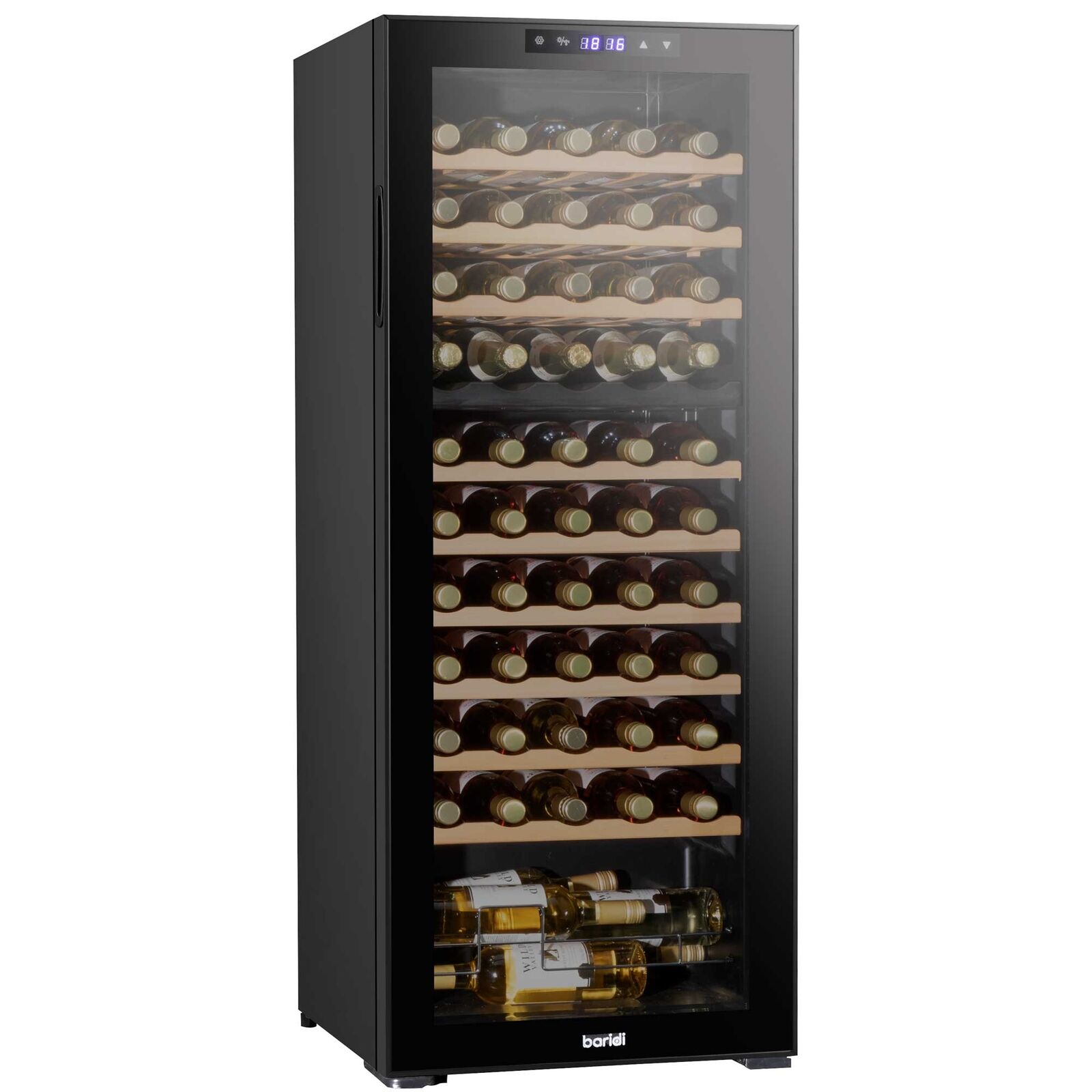55-Bottle Dual Zone Touch Screen Wine Cooler