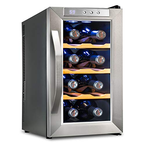 Ivation Stainless Steel 8-Bottle Wine Cooler