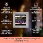 Klarstein 85L Dual Zone Wine Cooler Fridge