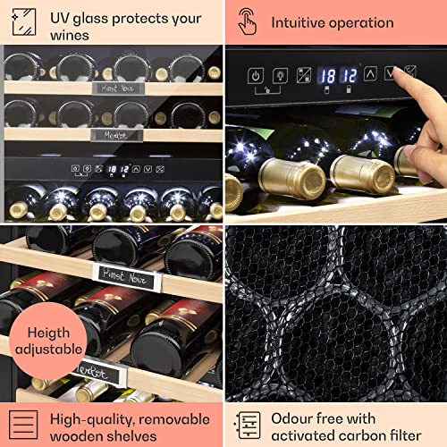 Klarstein 85L Dual Zone Wine Cooler Fridge