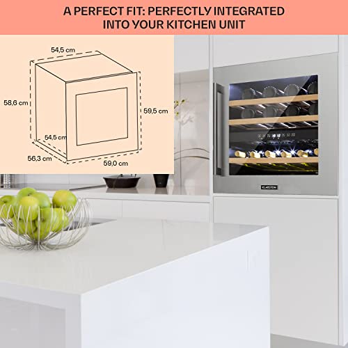 Klarstein 85L Dual Zone Wine Cooler Fridge