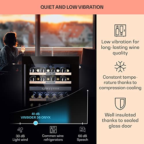 Klarstein 85L Dual Zone Wine Cooler Fridge