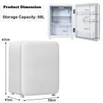 COSTWAY 68L Compact Tabletop Wine Refrigerator