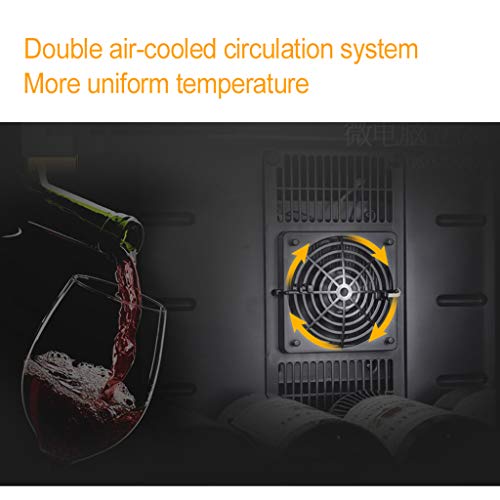 8-Bottle Freestanding Electronic Wine Cooler Fridge