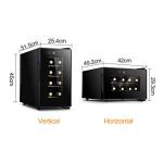 8-Bottle Freestanding Electronic Wine Cooler Fridge