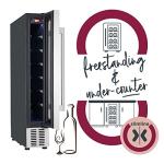 15cm Wine Cooler with Digital Control - White