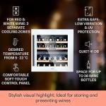 Klarstein 85L Dual Zone Wine Cooler Fridge