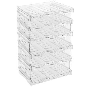 Stackable Wine Bottle Organizer - Holds 18 Bottles