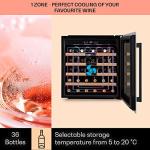 Klarstein Built-in 92L Single Zone Wine Cooler