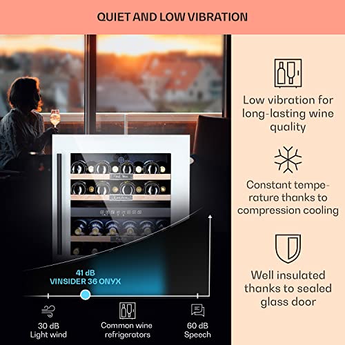 Klarstein 85L Dual Zone Wine Cooler Fridge