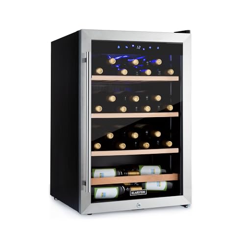 Klarstein Dual Zone Wine Cooler with Glass Door