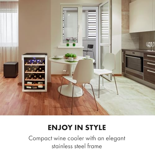 Klarstein Dual Zone Wine Cooler with Glass Door