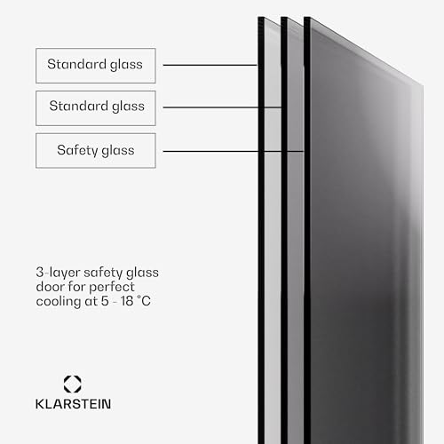 Klarstein 21L Free-Standing Wine Cooler Fridge